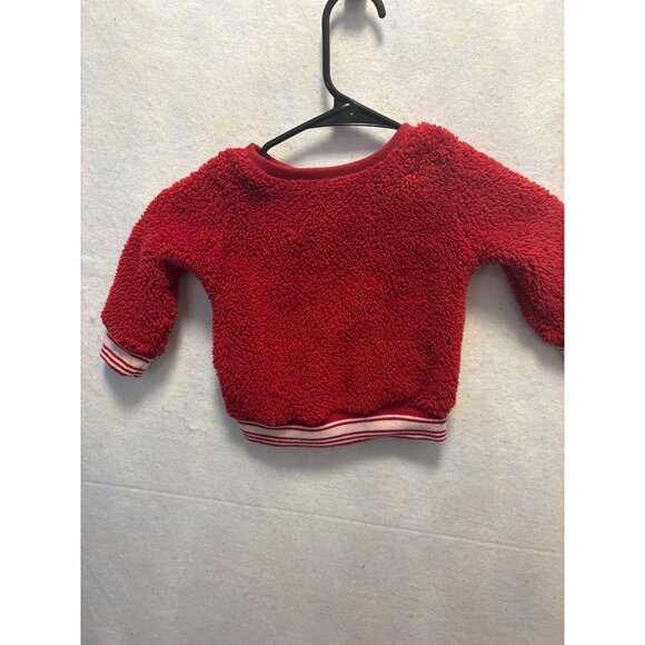 Garanimals 18M Red Sherpa Fleece Toddler Sweater & Pants Set 100% Polyester Made - Picture 3 of 5
